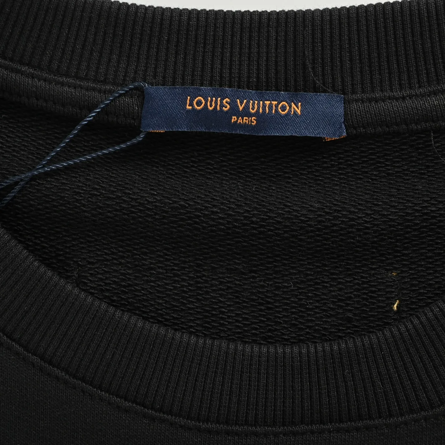 Louis Vuitton/Louis Vuitton 25Fw tassel presbyopic letter embroidered round neck sweatshirt